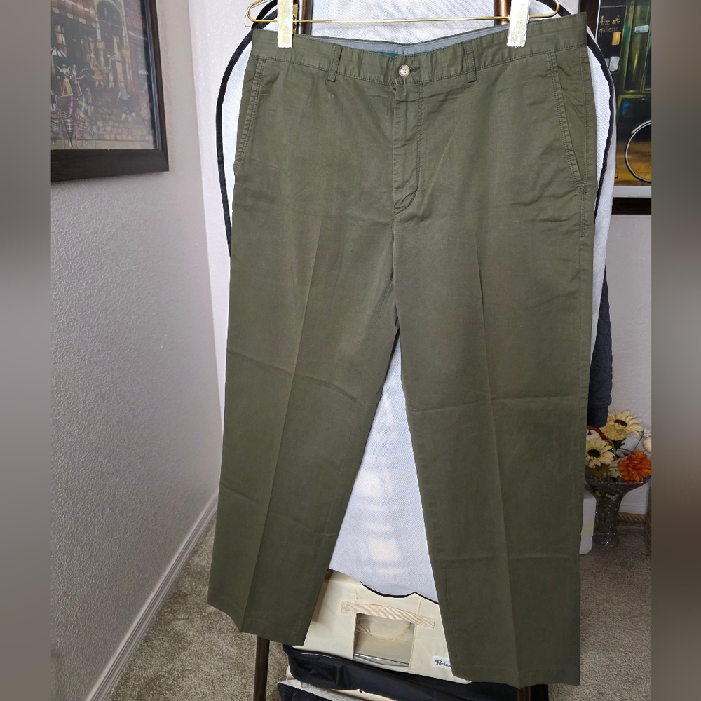 Bobby Jones Men's Green Khaki Chinos 35 X 30
